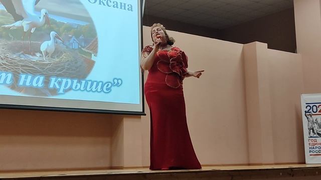 Аист на крыше