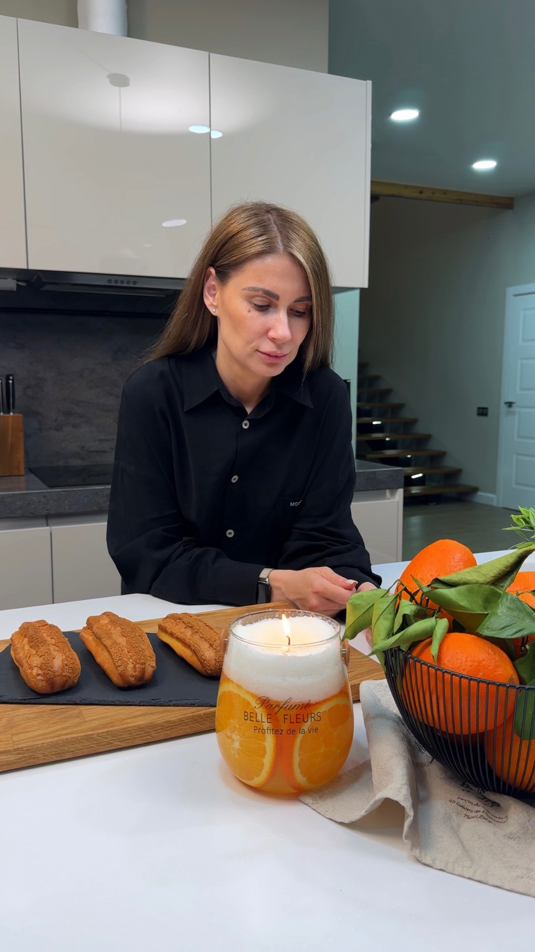 Апельсиновые эклеры