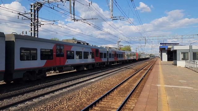 сдвоенная Ласточка на Самару, ЭС2Г-001+014 | Толевая