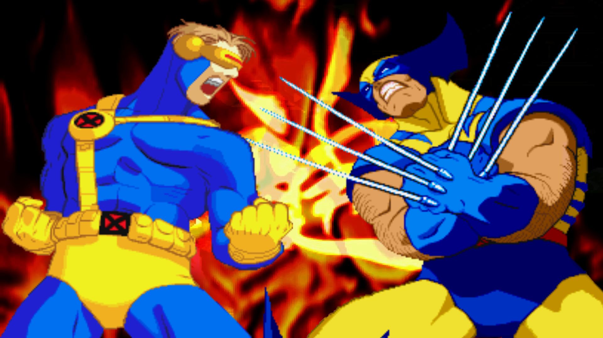 M.U.G.E.N. Wolverine VS Cyclops