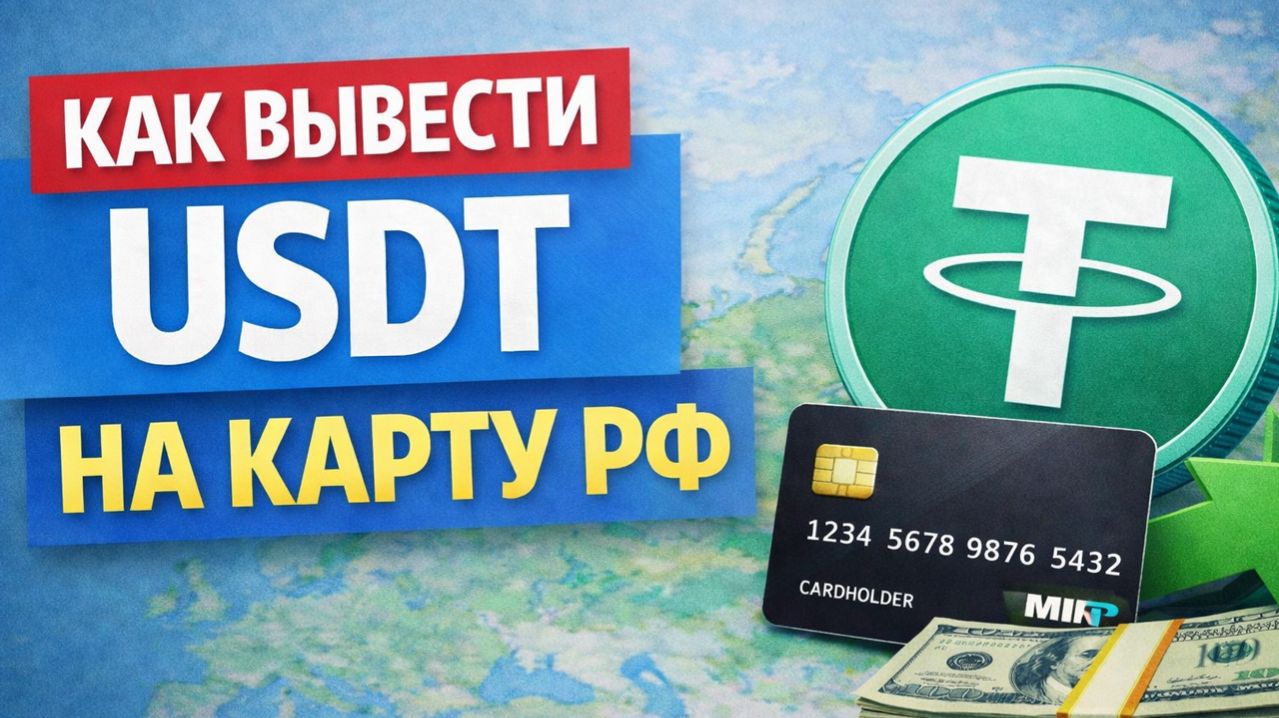 как вывести Usdt Trc20 юсдт на карту без комиссии и без блокировок