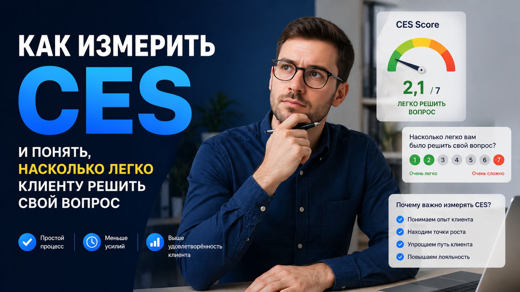 Как измерить CES и понять, насколько легко клиенту решить свой вопрос