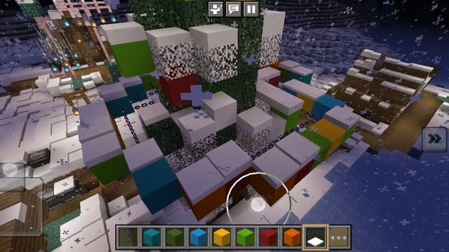 Новогодняя елка в Майнкрафте! Просто полюбоваться! 🌲