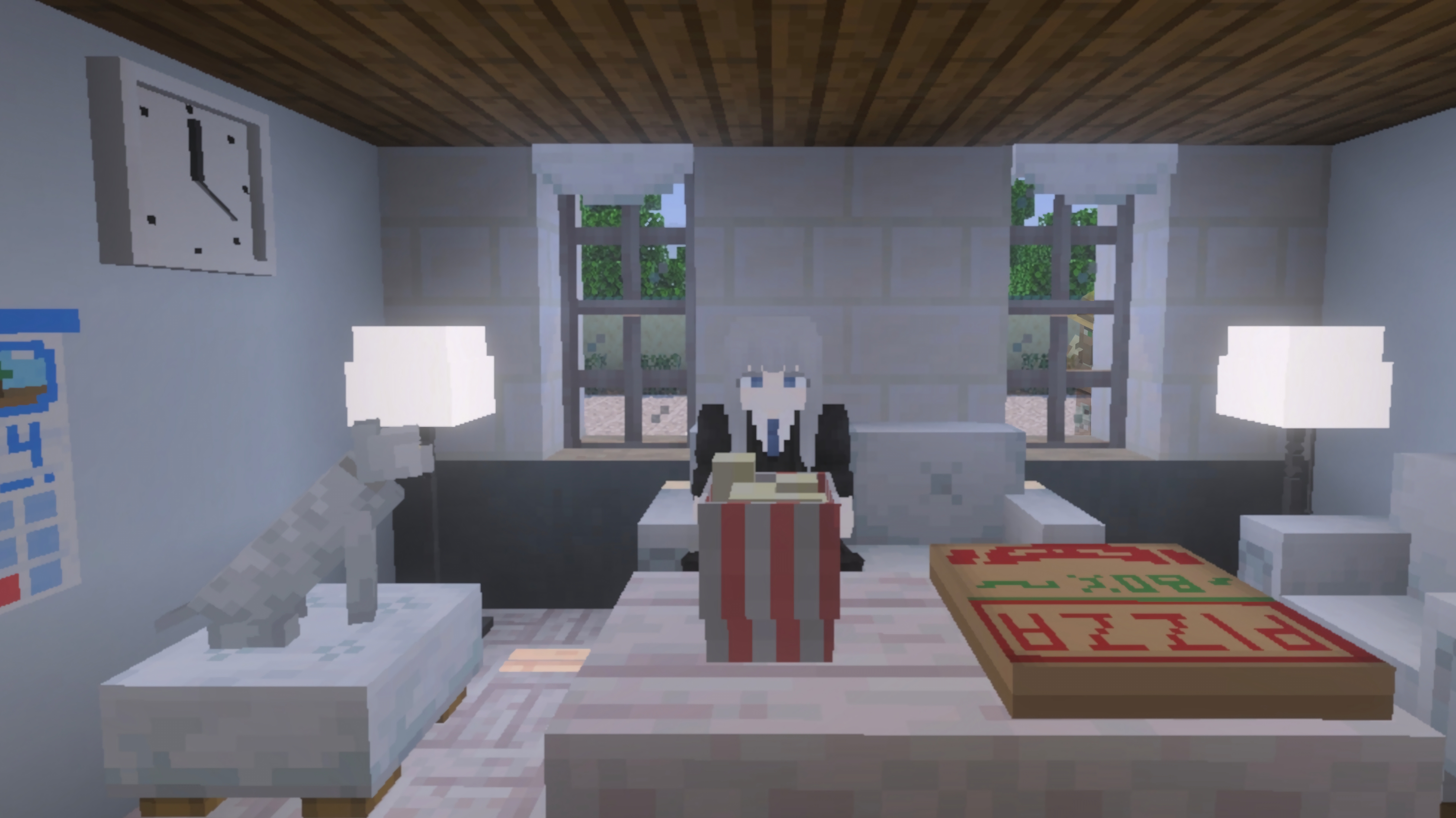 Обычный день оказался днём с преследованием со стороны соседей ( Minecraft )