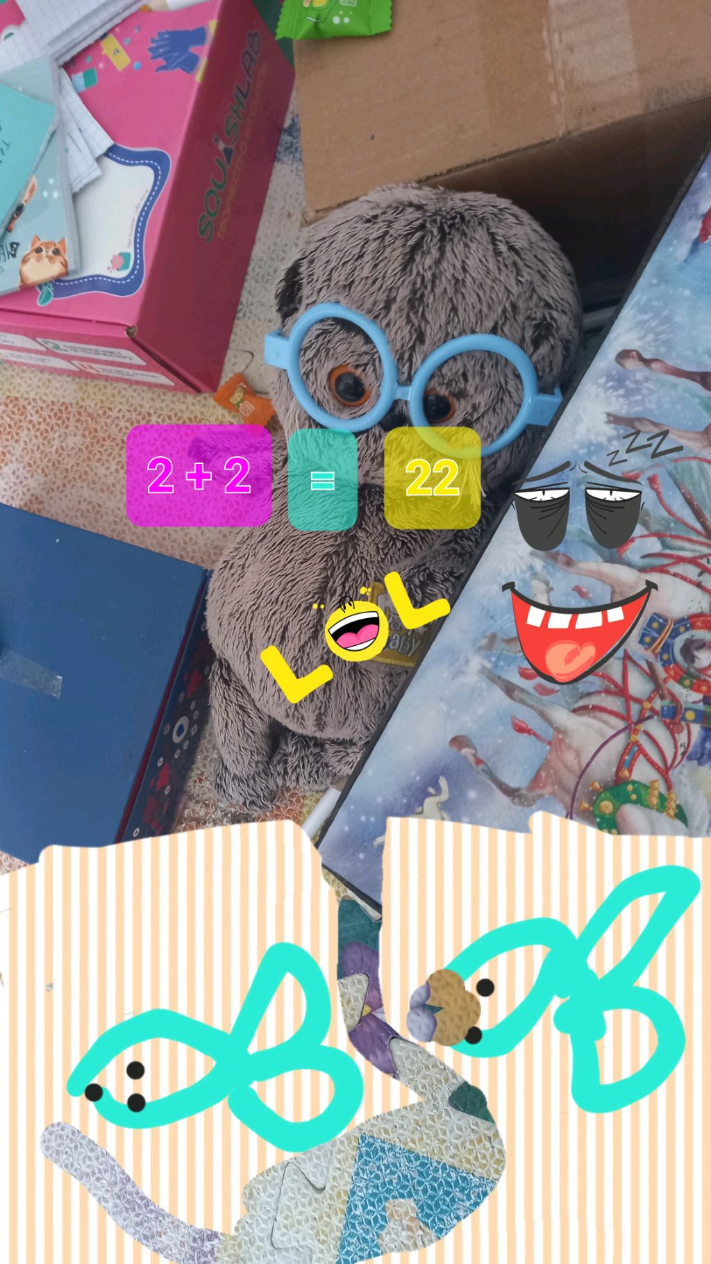 2 + 2 = 22 и получил в журнал 2