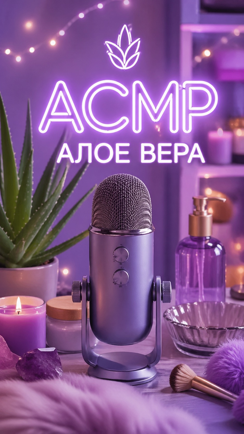 АСМР АЛОЕ ВЕРА ТВОИ ЗВУКИ НА НОЧЬ