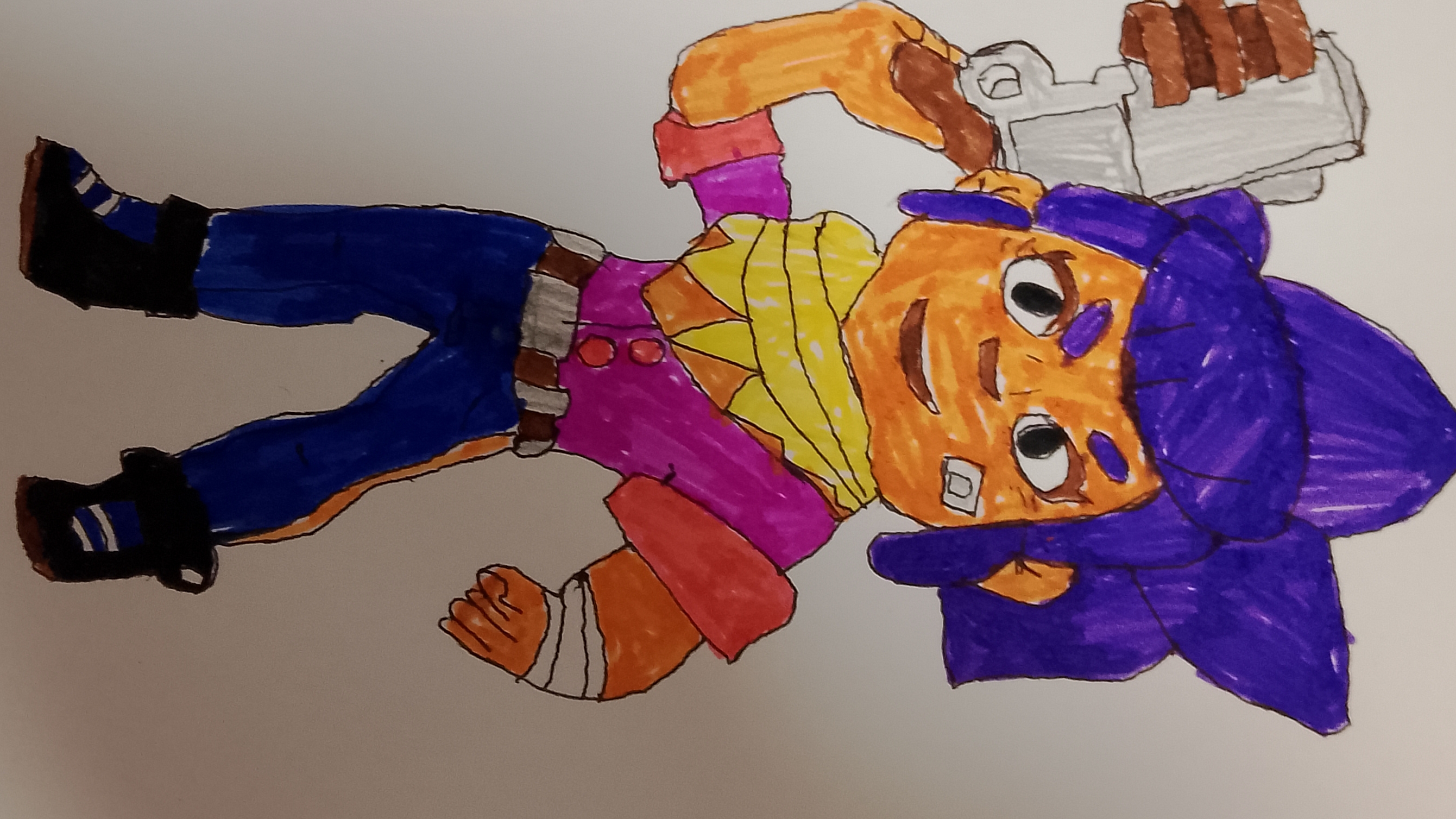 рисую Шелли бравл старс день 1