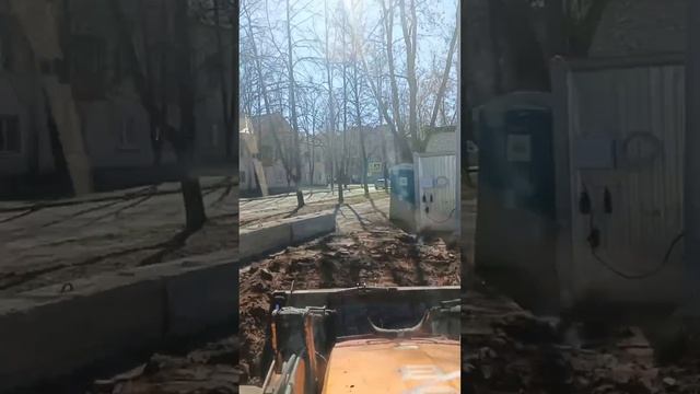 погрузка и планировка 🚜дела а концу идёт.#работа ##JCB #ярославль #рек #экскаватор