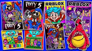 Персонажи Poppy Playtime 5 Blind Bag Compilation Игровая Книга! Лили Ловербрейдс ROBLOX