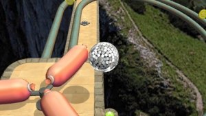 Going Balls Проверьте свои навыки в захватывающем приключении управляя шаром.  Присоединяйтесь к вес