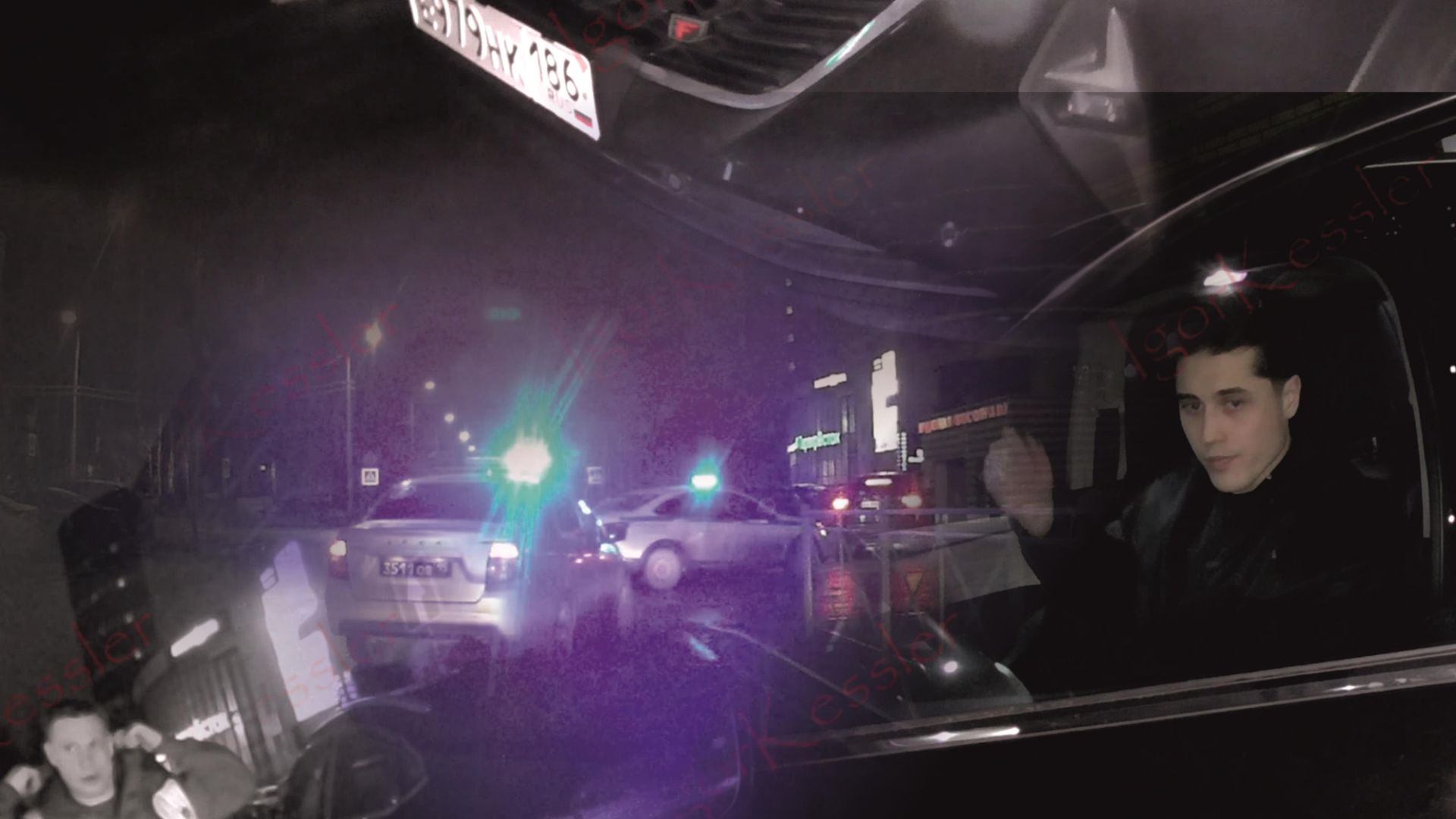 Водитель чёрного Haval был оформлен по 12.26 КоАП в Сургуте