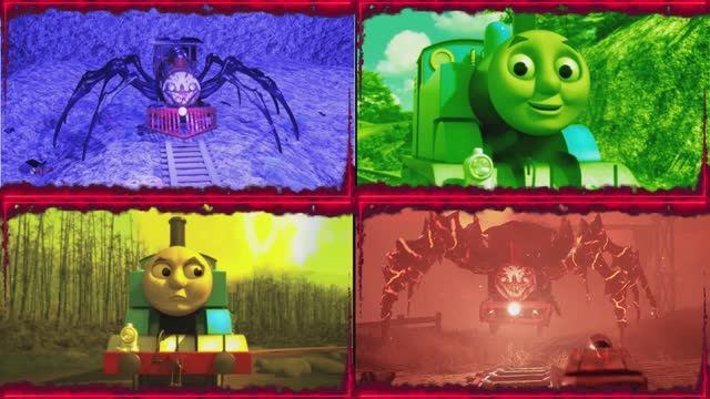 ПАРОВОЗИК ТОМАС против Поезда Паука: Жуткая ТРАНСФОРМАЦИЯ под музыку Коффин Дэнс! 😱🚂