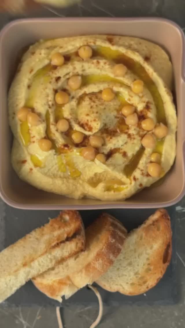 Домашний хумус.