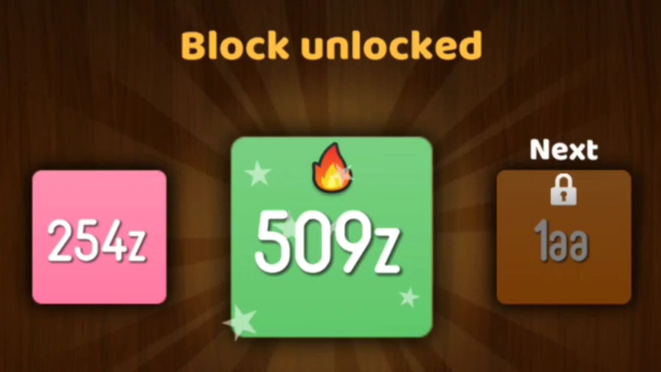 NumBlocks (127z → 254z → 509z)