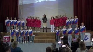 "Россия" солистка Михеева Н.А.  старшая и средняя гр ансамбля "Радуга звука"