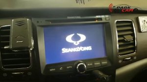 Камера заднего вида ParkCam с динамическими парковочными линиями для SsangYong Actyon