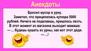 Пришлось лезть в мусорку! Подборка Пикантных, Остреньких, Жизненных Анекдотов! Юмор! Смех! Позитив!