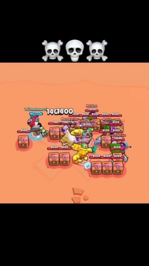 ДАМИАН vs 7 ФРЭНКОВ ☠️ #brawlstars #shorts