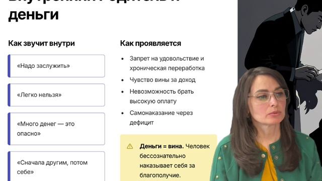 Кто внутри управляет моими деньгами? взгляд Маши Григорьевой ВсеЛенского терапевта