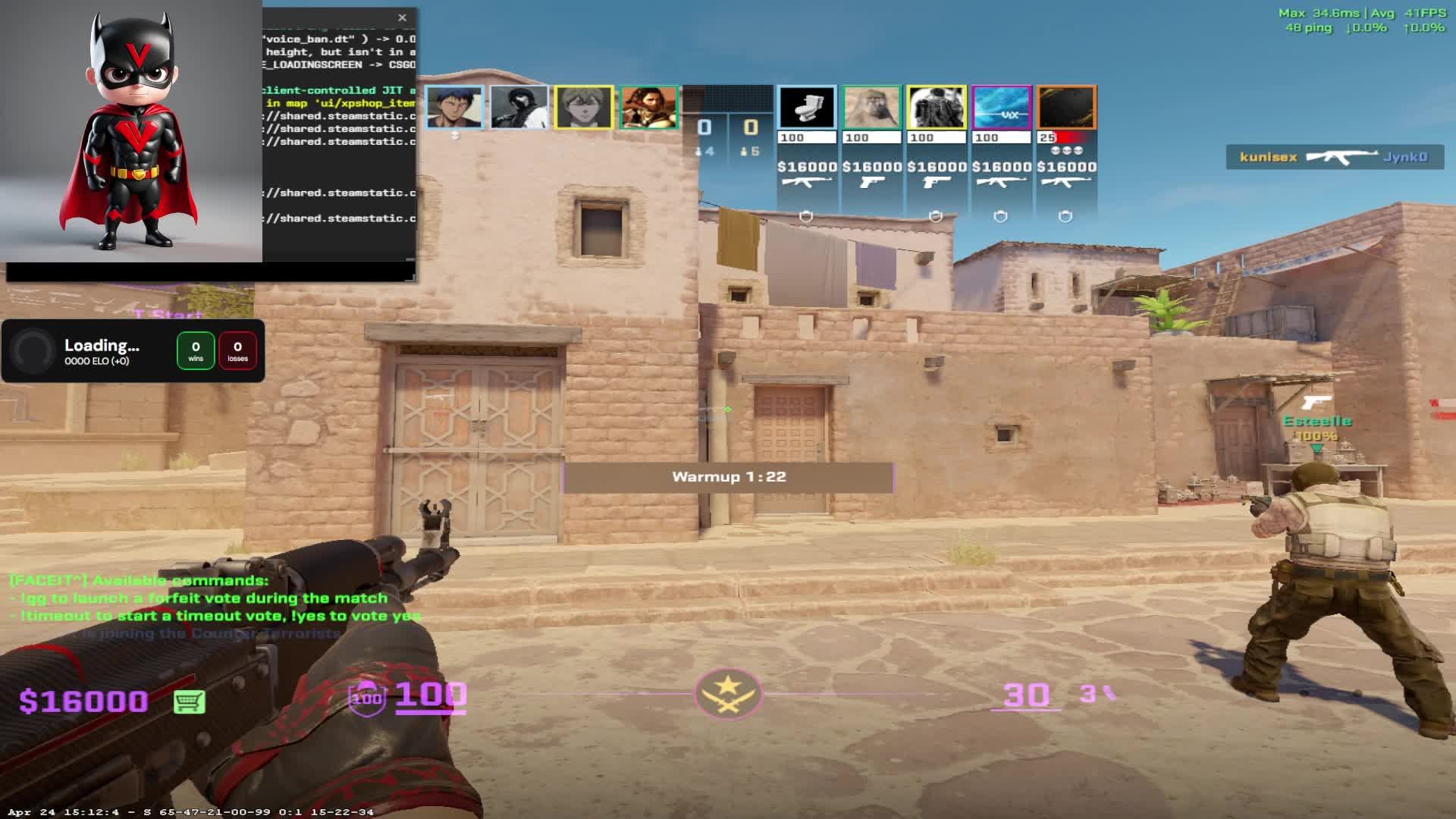 CS2 35lvl faceit кска