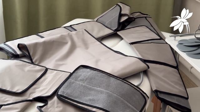 Обзор аппарата ES-820: прессотерапия, миостимуляция, ИК-прогрев. Костюм 22 камеры!