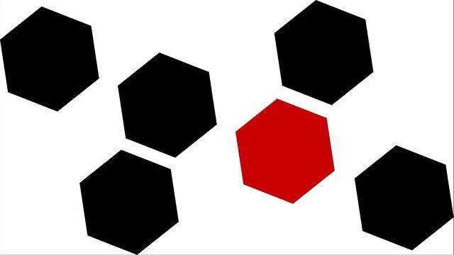 Черно-белые картинки для новорожденных | Фигуры с цветом