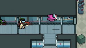 Амогусы,но среди нас есть розовый предатель, анимация