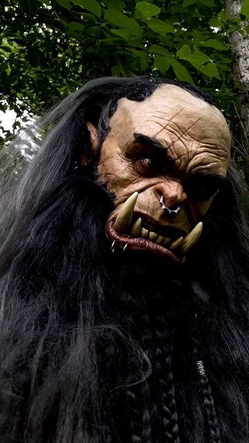 Маска - Орка с волосами / World of Warcraft