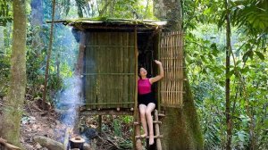 Строю укрытие рядом с большим деревом и готовлю на открытом воздухе. Серия 5. Тоа