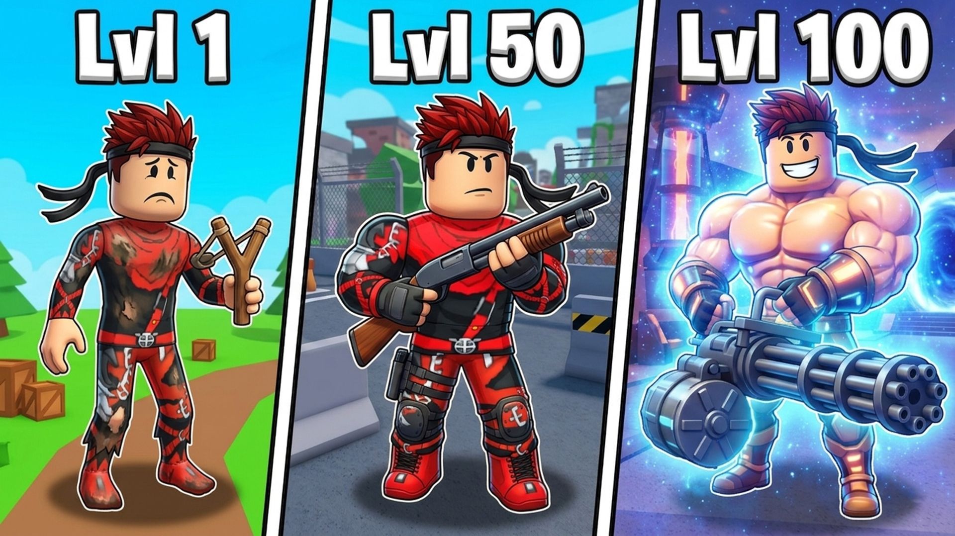 ОТ РОГАТКИ ДО ЯДЕРНОЙ ПУШКИ: ЭВОЛЮЦИЯ СИЛЫ В РОБЛОКСЕ