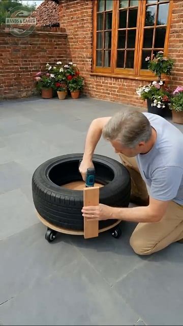 Как сделать тележку для растения