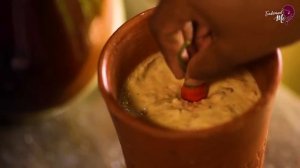 Десерт с кореньями Таро, запеченными в духовке.