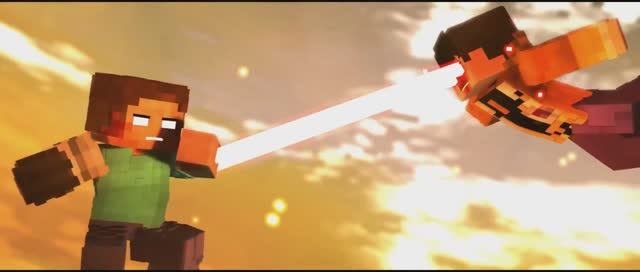 НЕ БОЙСЯ! - Херобрин против Лика - Анимация боя в Майнкрафте