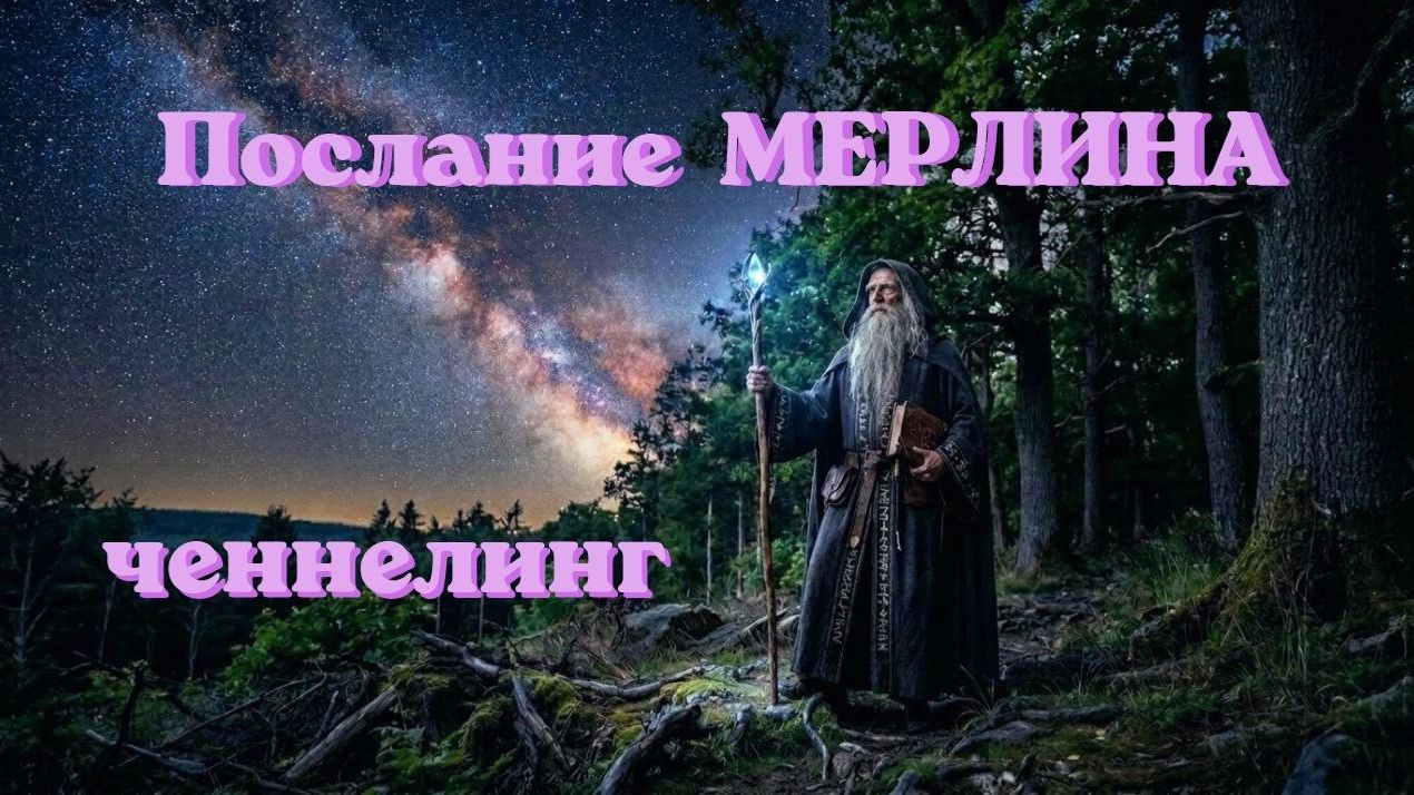 Послание Мерлина. Ченнелинг #вселеннаяя #мерлин #ченнелинг #послание