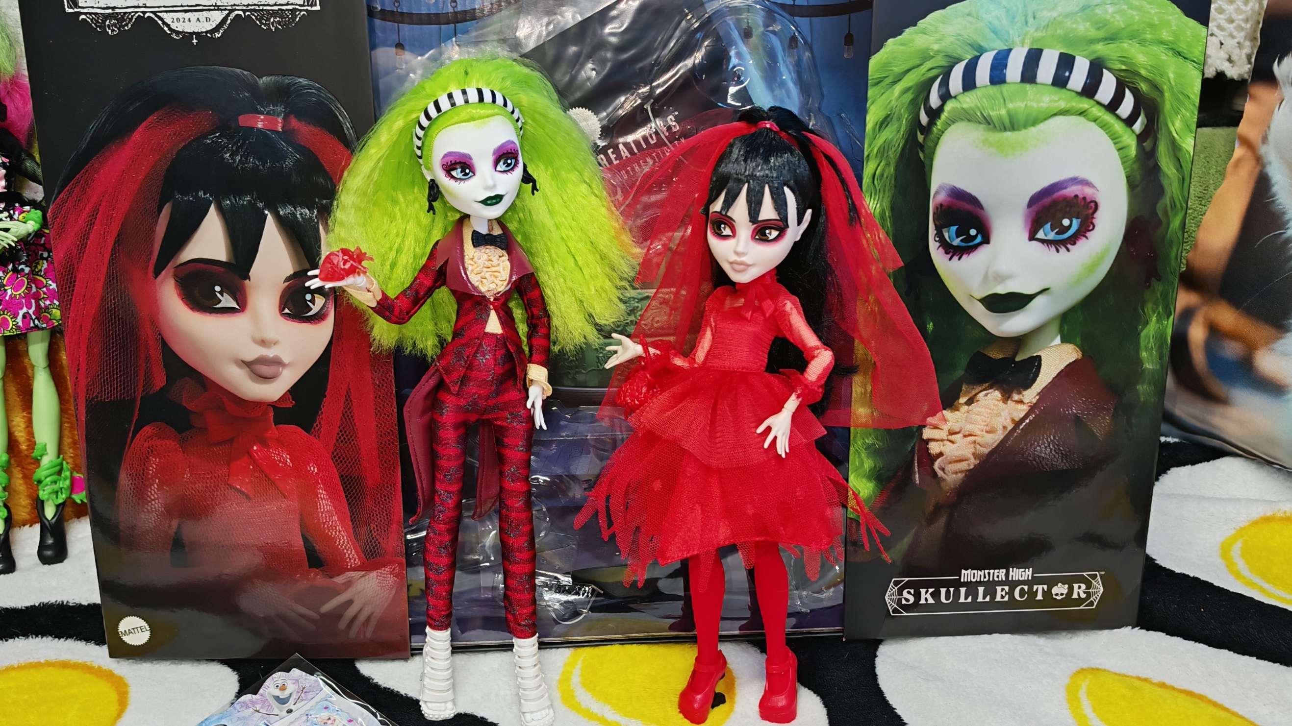 Монстр Хай, две куклы в образе героев фильма Битлджус и Лидия. Сбывшаяся хотелка