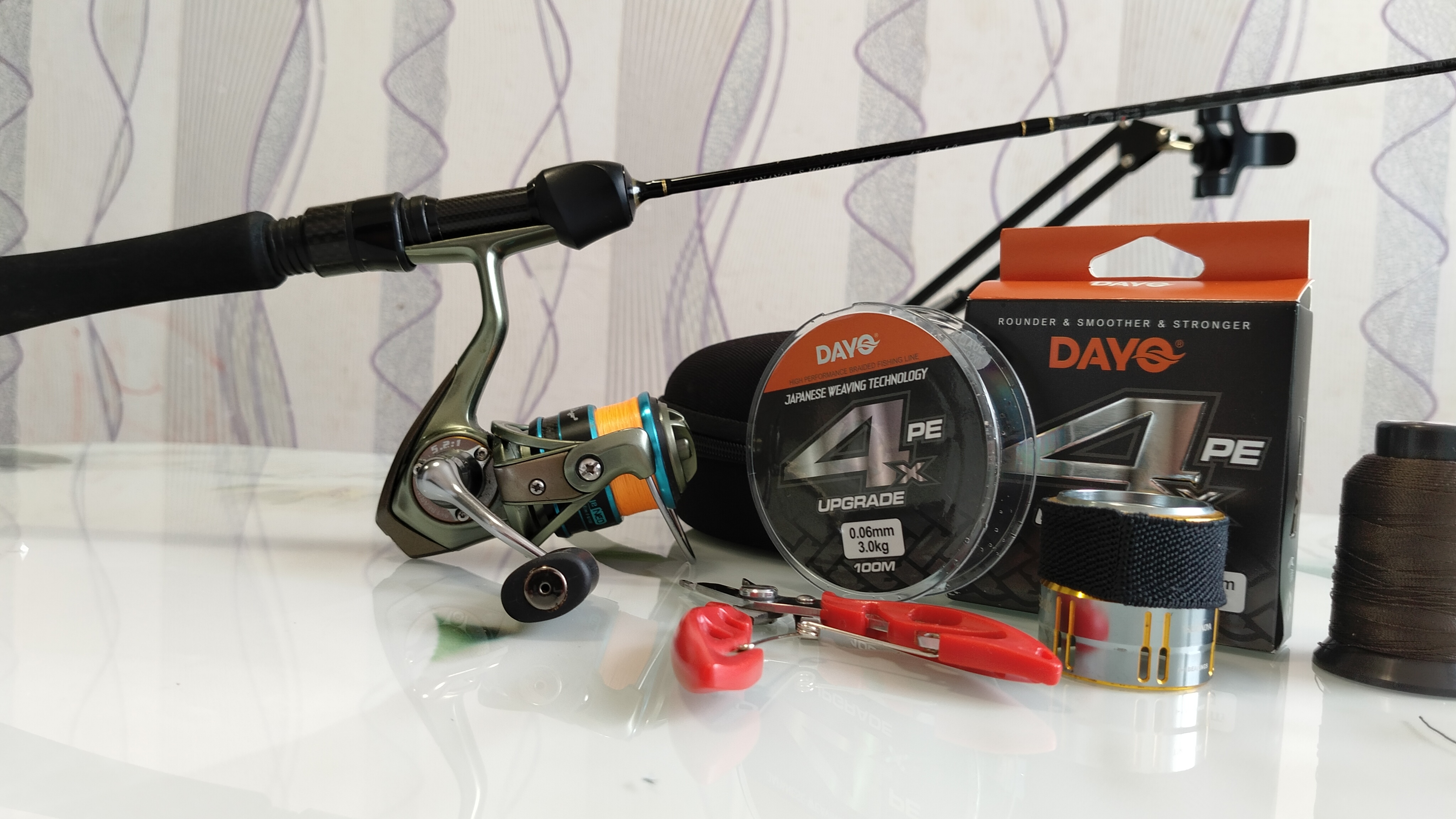 Ультралайт шнур Dayo. Намотка и отзывы