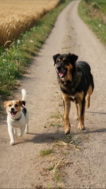 Прогулка с любимыми питомцами #собаки #природа #друзья