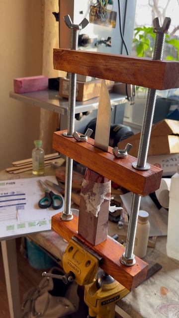 Струбцина ножедела своими руками