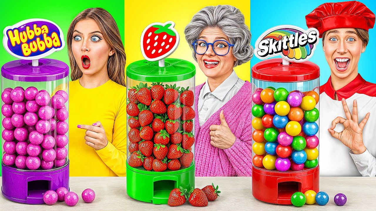 Кулинарный Челлендж# Я против Бабушки # Смешные Кухонные Войны от Bubba DO Challenge