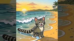 Сказка о котенке который боялся воды