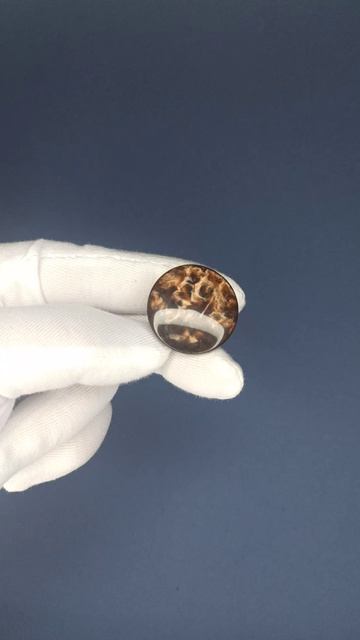 Пуговицы коричневые (размер № 44), Артикул 01363