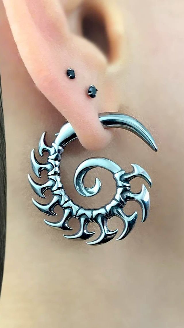 Серьги-джекеты 