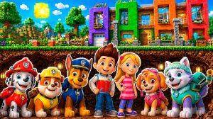 ЩЕНЯЧИЙ ПАТРУЛЬ СПРЯТАЛИСЬ У МЕНЯ ПОД ДОМОМ ЧТО СЛУЧИЛОСЬ В МАЙНКРАФТ МУЛЬТИК