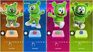 Гамми Бир против Гамми Бира! 🐻 Эпичный баттл в Tiles Hop: Кто круче прыгает?