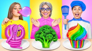 Кулинарный Челлендж# Я против Бабушки # Фантастические Лайфхаки с Едой от Bubba DO Challenge