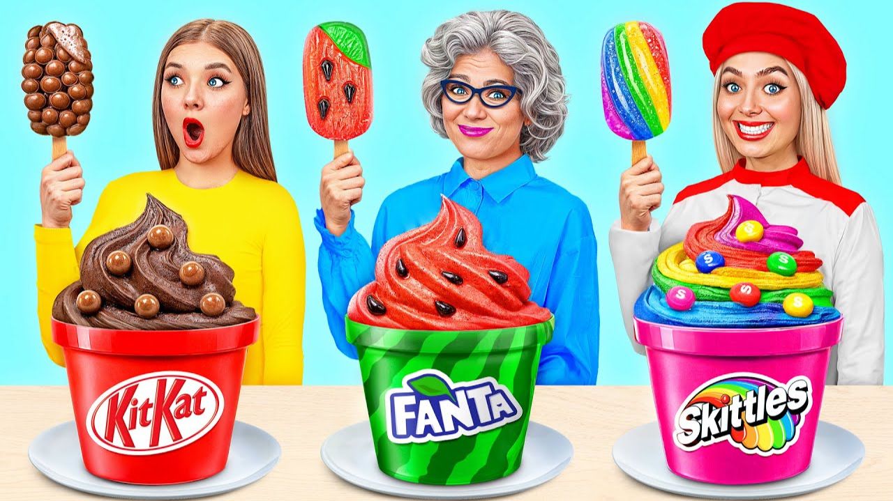 Кулинарный Челлендж# Я против Бабушки # Сумасшедшие Кулинарные Идеи от Bubba DO Challenge