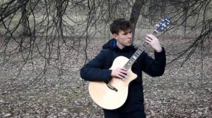 Bach’s Toccata на одной гитаре (arr.Marcin Patrzałek)