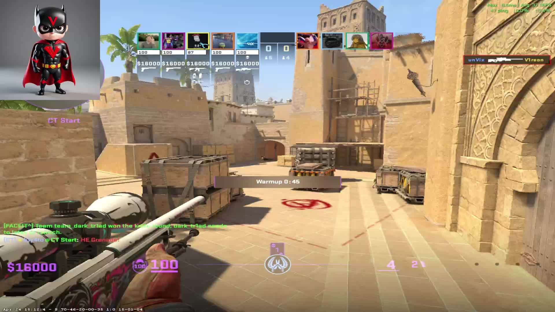 CS2 35lvl faceit кска