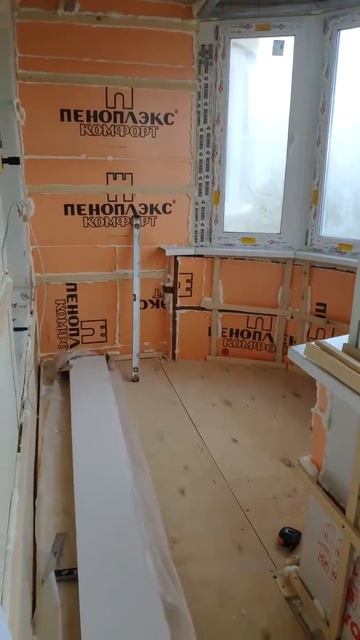 Остекление и отделка эркерной лоджии в Самаре