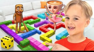 Уморительное приключение-побег с Майком, Алисой и Николь для детей